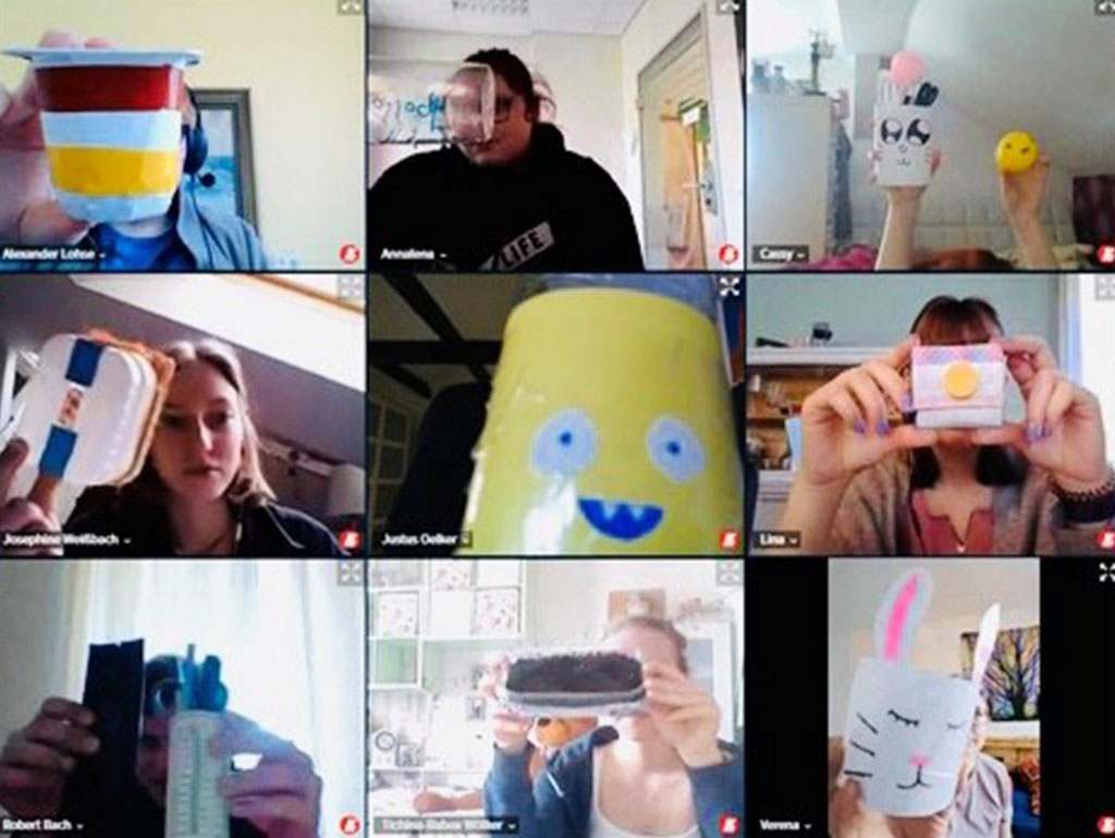 Videokonferenz zur Kreativ-Seminarwoche des ASB Sachsen
